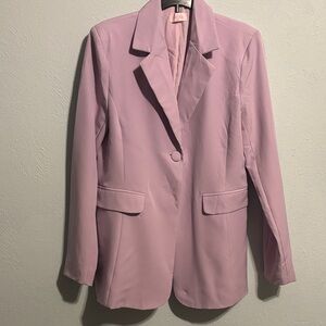 Pink Lily Light New Pink Blazer